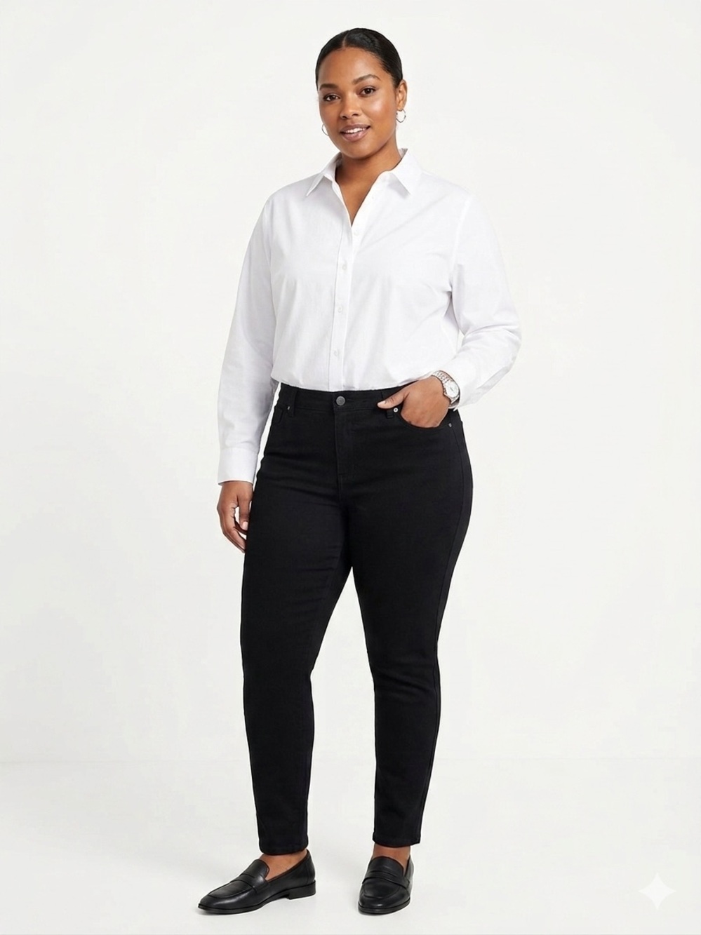 NWT Shinestar Black High-Rise Skinny Jeans Style Pants